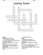 Looney Tunes Frame Crossword Clue |