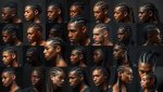 Mastering the Art of the Braids Man Bun