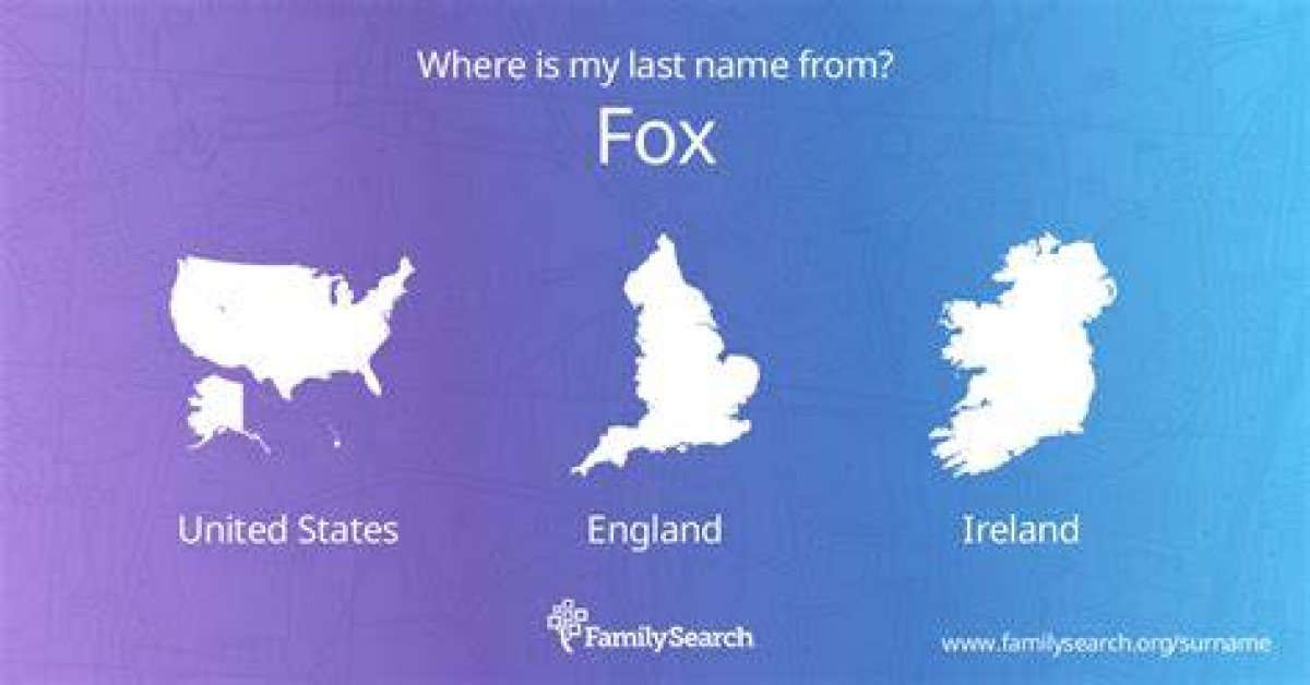 Where Does the Name Fox Originate from?